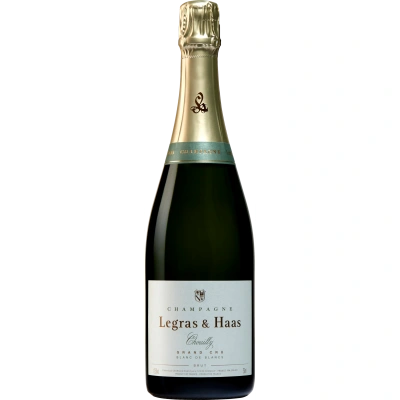 Champagne Legras et Haas Blanc de Blancs Grand Cru Šumivé 12.5% 0.75 l (holá láhev)