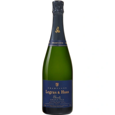 Champagne Legras et Haas Blanc de Blancs Grand Cru 2015 Šumivé 12.5% 0.75 l (holá láhev)