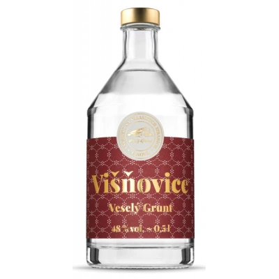 Veselý Grunt  Višňovice 48% 0,5L - E-shop