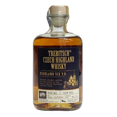 TREBITSCH Czech Highland 6yo Blended Whisky 6yo 40 % 0,5L | Destilerka.cz