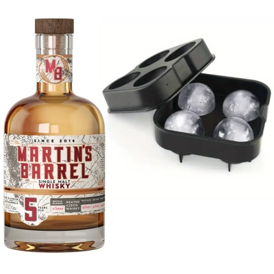 MARTIN´S BARREL 5YO single malt peated whisky 43,3% 0,7L