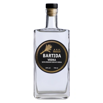 Bartida Vodka 40% 0,7L  poctivá česká vodka