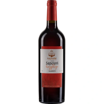 Vaziani Saperavi Aged in Oak 2017  Červené 12.5% 0.75 l (holá láhev)